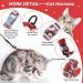 Buy Pettom Flower Pattern Cat Dishes & Adjustable Leash for Small to Medium Cats - Break-Proof & Stylish - International Shipping Available - Buy Online on SooperMarket.com