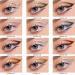 ZUK Glitter Liquid Eyeliner - Quick-Drying, Waterproof & Smudge Proof - Rich Pigment, Long Lasting - Colourful Eyeliner - 0.11 Fl Oz - Buy Online on SooperMarket.com