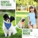 30 Pieces Cute Style Plaid Dog Bandanas - Adjustable & Washable Triangle Scarf for Small to Medium Dogs and Cats - Buy Online on SooperMarket.com