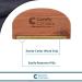 Comfy Clothiers Multi-Fabric Cedar Wood Sweater Comb - Defuzz Cashmere, Wool & More - Lint & Pilling Remover for Refreshed Clothes - Buy Online on SooperMarket.com