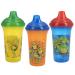Nuby 3 Piece No Spill Easy Sippy Cups with Vari-Flo Valve Hard Spout  Nickelodeon Teenage Mutant Ninja Turtles  9 Oz