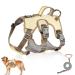 Multi-purpose dog harness with a leash set outbreak-proof anti-train dog harness anti-train crockery dog safety dishes dog harness Small dogs for small medium-sized dogs (beige s) s beige