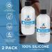 Action Fitness 100% Silicone Treadmill Belt Lubricant 8oz (2 Pack) - Full Width Lubrication, Controlled Flow, Odorless - Includes Application Tubes - Buy Online on SooperMarket.com