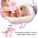 Bigspinach Soft Pink Elephant Teether | Silicone Teething Toy for Babies 0-12 Months | Gum Massager & Anxiety Relief | Gift for Girls - Buy Online on SooperMarket.com