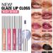 LANGMANNI 10 Colors High Shine Lipgloss Set - Diamond Gliter Shimmer Liquid Lipstick Kit for Girls - Buy Online on SooperMarket.com