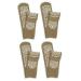 GBM Secure Step safety socks double-sided non-slip 4 pairs L skin-coloured