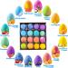 Dino Egg Bath Bombs for Kids - 16 Pack with Toys Inside Surprise | Vegan Essential Oil Spa Fizzies for Boys, Girls, Women | Skin Moisturizing Bubble Bath Bombs - Buy Online on SooperMarket.com
