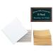 12 Ceramic White Tiles Glazed 4 1/4 x 4 4/14 with Cork Backing Pads  Use with Alcohol Ink or Acrylic Pouring  DIY Make Your Own Coasters  Painting Projects  Decoupage
