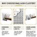 D-16mm Cluster Lashes 72 Clusters | Volume Eyelash Extensions DIY Kit | Soft Wispy Individual Lashes | B&Q Lash Clusters - Buy Online on SooperMarket.com
