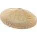 GEMVIE Womens Summer Beret Hat - Elegant Solid Color Artist Cap - Camel 7-7 1/4 - Buy Online on SooperMarket.com