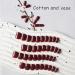 48PCS Reddish Brown Press on Nails - Xcreando Short Square Acrylic Fake Nails Set for Women & Girls | Glossy Wine Red Stick-On & Glue-On False Gel Nails - Buy Online on SooperMarket.com