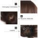 1pc Wig Air Bangs Ladies Tops Curly Human Hair Wig Tops for Women Bangs Hair Clip Human Hair Topper Curly Wigs Hair Hair Extensions Clip-on Woman High Temperature Wire Edge - Buy Online on SooperMarket.com