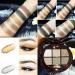 UIFCB Glitter Eyeshadow Palette - 6 Color Sparkle Shimmer Makeup Set (Type 3) - Buy Online on SooperMarket.com