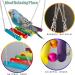 Bird Parakeet Cockatiel Toy Set - 19 Pcs Bird Cage Swing, Hammock, Chewing Toys & Wooden Perches for Conures, Love Birds, Finches, Budgies - Buy Online on SooperMarket.com