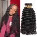 Deep Wave Bundles 10A Deep Wave Human Hair Bundles (18 20 22 Inch) Wet and Wavy Bundles Virgin Hair Bundles 100% Unprocessed Brazilian Deep Wave Bundles Human Hair Natural Black Deep Wave 3 Bundles 18 20 22
