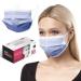 HARD 50 pieces Disposable Face Masks | Made in Germany | Type IIR & CE certified | Breathable Triple Layer - Filtration 99 78% | Elastic Earloops | Mouth Cover - Adults - Rainbow Midnight 50 Piece standard size (17 5 cm x 9 5 cm) Rainbow Midnight
