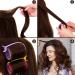 55mm Self Grip Hair Rollers Set - 18 Pieces with Duck Teeth Hair Clips for Women & Men - Buy Online on SooperMarket.com