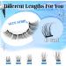 Self Adhesive Eyelashes - No Glue Needed, Natural Look Cluster Lashes (120pcs, 8-16MM) - Reusable & Beginner-Friendly - Buy Online on SooperMarket.com