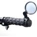 M-Wave Mini Bicycle Mirror Black Short | Enhance Safety & Visibility | International Shipping Available - Buy Online on SooperMarket.com