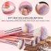 MAANGE 20Pcs Premium Synthetic Makeup Brush Set with Gift Box in Pink - Ideal for Foundation, Face Powder, Blush, and Concealers - Buy Online on SooperMarket.com