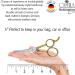 Camila Solingen CS07 Professional 5 Inch Hair Scissors - Razor Edge Barber Cutting Shears from Germany - Buy Online on SooperMarket.com