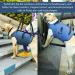 COODEO Dog Harness - Adjustable Lifting Belt for Support & Rehabilitation | Padded Breathable Straps for Old & Disabled Pets | Size M Blue - Buy Online on SooperMarket.com
