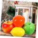 FRCOLOR 20 Pcs Christmas Fruit Candles Orange Decor Artificial Fruit Candles Fruit Figurines Fireplace Decor Lemon Shaped Candles Peach Shaped Candles Mantel Decor Statue Paraffin Indoor - Buy Online on SooperMarket.com