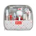 American Red Cross Deluxe Health and Grooming Kit for Infants | Thermometer, Medicine Dispenser, Comb, Brush, Nail Clippers and More | Convenient Tote Included - Buy Online on SooperMarket.com