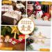 ABOOFAN 120 Pcs Christmas Accessories Christmas Gingerbread Man Decor Christmas Gingerbread Ornaments Christmas Flatback Embellishments Mini Doll Diy Accessory Resin Self Made Button - Buy Online on SooperMarket.com