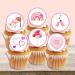 PRECUT Pink Valentines Day Cupcake Toppers Love You Edible Cake Topper Edible Valentine Cake Decorations Proposal Decorations Engagement Cake Decoration Cute Anniversary Cake Toppers (24) - Buy Online on SooperMarket.com