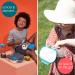 b.box Silicone Food Storage Container with Two Sealed Compartments - Reusable Snack Box for Kids (Blue Slate) - Buy Online on SooperMarket.com
