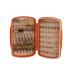 fishpond Tacky Pescador Waterproof Silicone Slit Fly Box - Small - Burnt Orange | Small Fly Fishing Fly Box