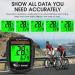 Bike Computer with Solar Energy | Wireless Bicycle Speedometer & Odometer | Waterproof LCD Backlight | Multi-Function Cycling Computer - Buy Online on SooperMarket.com