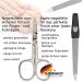 DREI SCHWERTER Germany 4-Piece Manicure Set - Pink Faux Leather Nail Scissors Clippers & Tweezers | International Shipping Available - Buy Online on SooperMarket.com