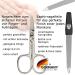 Three Swords Capri 4-Piece Nail Care Set | High-Quality Manicure & Pedicure Tools | Jeans Fabric Nail Scissors Clippers Tweezers Sapphire Nail File | International Shipping Available - Buy Online on SooperMarket.com
