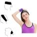 Hanerdun Sport Headbands for Women & Men - 3 Pack Black Forehead Sweatbands for Running Cycling Jogging Tennis & Football - Buy Online on SooperMarket.com