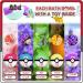 Supbec Organic Bath Bombs for Kids - 9 Pcs 2.9 OZ Gift Set with Surprise Inside, Rich in Essential Oils, Fizzy & Moisturizing, Ideal Easter Gift - Buy Online on SooperMarket.com