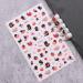 JMEOWIO 10 Sheets Valentines Day Heart Nail Art Stickers Decals Self-Adhesive Rose Love Nail Supplies Nail Art Design Decoration Accessories - Buy Online on SooperMarket.com