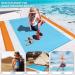 Famstar Beach Blanket Oversized Extra Large79 X 83" Waterproof Sandproof Beach Blanket 1-7 Adults Lightweight Durable for Travel Camping Hiking Picnic (79" X 83"  Orange&Blue) 79" X 83" Orange - Buy Online on SooperMarket.com