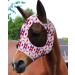 Harrison Howard Super Comfort Stretable fly mask for horses with UV protection soft on the skin with breathable activity tribal abstract XL extra full size Extra Size tribal abstract