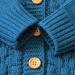 Puseky Baby Knit Sweater with Hooded Ears - 6-12 Months, Denim Blue - Buy Online on SooperMarket.com