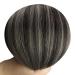 Buy Youngsee 50cm Clip-in Real Hair Extensions - Gray & Black | 120g 7PCs Smooth High-Quality - Buy Online on SooperMarket.com