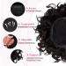 REECHO Large Curly Wave Fake Bun Hairpiece for Women - Black Brown Updo Extension - Buy Online on SooperMarket.com