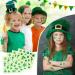 340 Pcs Shamrock Glitter Body Jewelry Stickers | St. Patrick's Day Accessories | Glitter Face & Clover Stickers for Women | Parade Party Favors & Decorations - Buy Online on SooperMarket.com