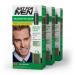 Just For Men Shampoo-In Color (Formerly Original Formula) Mens Hair Color with Keratin and Vitamin E for Stronger Hair - Ash Brown H-20 Pack of 3 Pack of 3 Ash Brown H-20