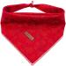 Lionheart Glory Dog Haller 1 Packer Washable Soft Cotton Christmas Libbar Schal adjustable Kerchief square dog Neck towel for large dogs red neckerchiefs Large (1 Pack) B: Christmas red