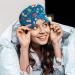 FRESHME Luxury Silk Cotton Sleep Mask - Comfortable Blackout Eye Mask for Men and Women - Adjustable, Soft, and Zero Pressure for Travel, Nap, Yoga - Black - Buy Online on SooperMarket.com