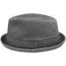 Men's Casual Vintage Washed Cotton Fedora Hat Black - Large-X-Large - Buy Online on SooperMarket.com