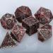 DND Metal Dice Set ARUOHHA Dungeons and Dragons Dice with Gift Box Polyhedral Dice Set Large D&D Dice for MTG Warhammer Pathfinder RPG D+D Roll Playing Dice 6 Sided D and D Dice D20 D12 D10 D8 D6 D4 Ancient Silver With Blood Splash - Buy Online on SooperMarket.com