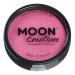 Moon Creations Pro Face & Body Makeup | Bright Pink | 36g | Professional Colour Paint Cake Pots for Face Painting | Face Paint For Kids Adults Fancy Dress Festivals Halloween